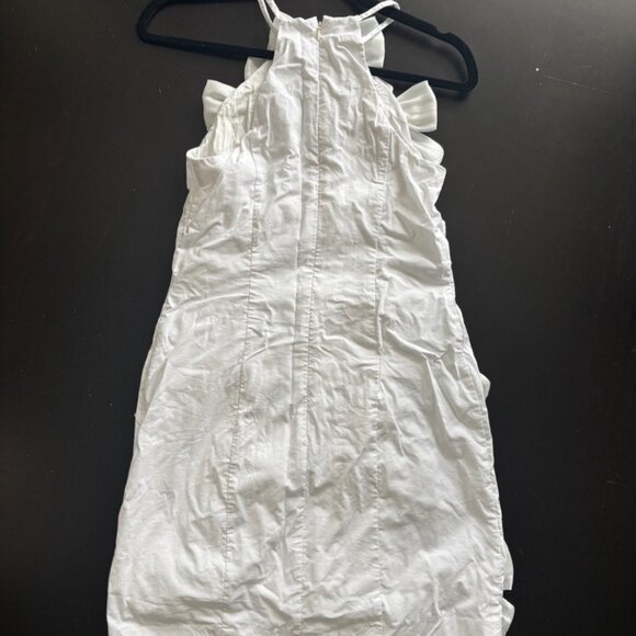 BHLDN Sleeveless Allover Bow High-Neck Mini Dress - Bridal / Bachelorette - Picture 4 of 7